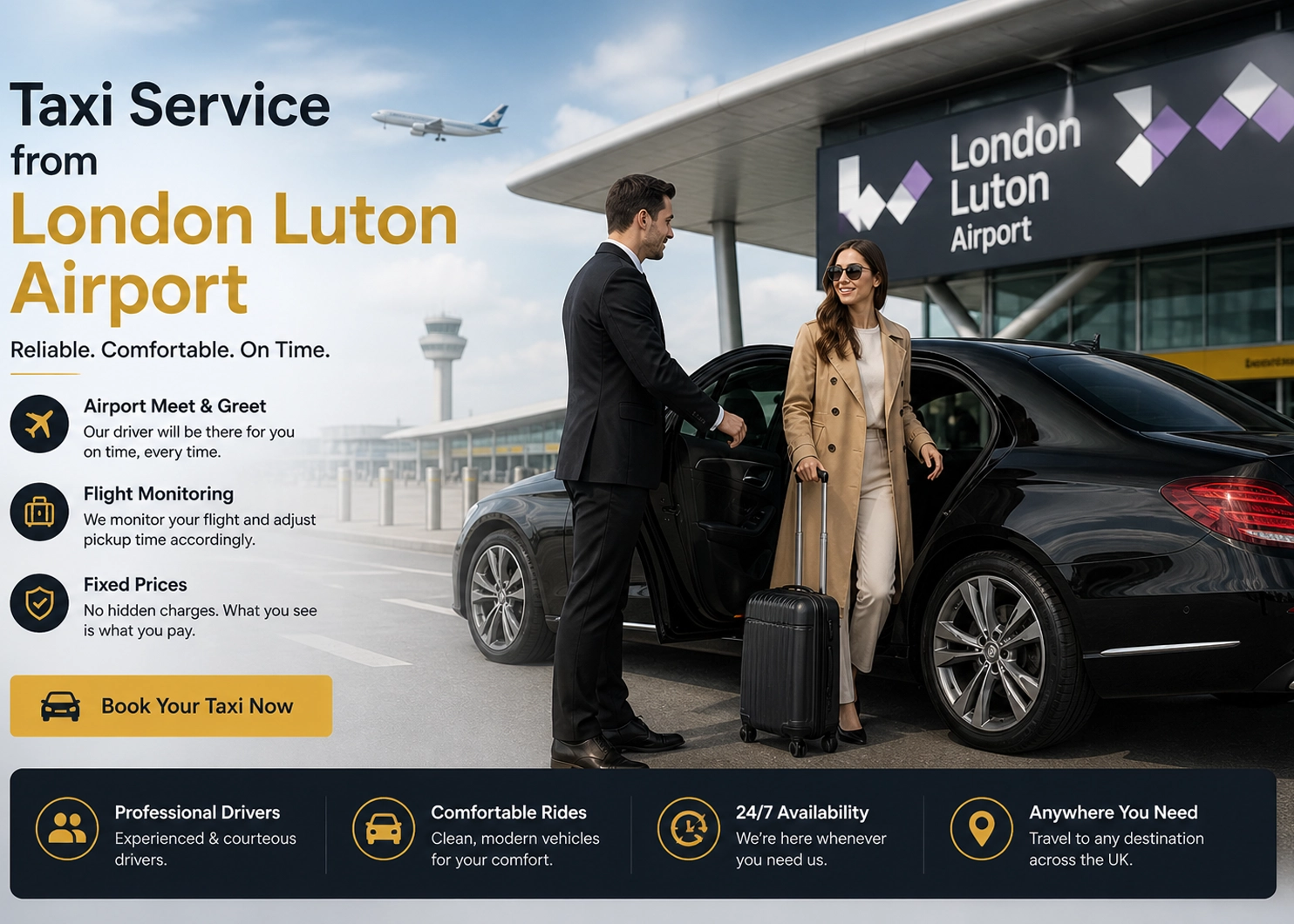 Taxi Service from London Luton Airport